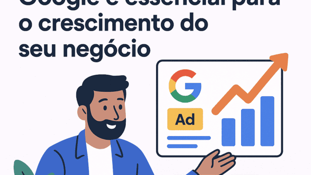 Especialista em marketing digital com gráficos de crescimento.