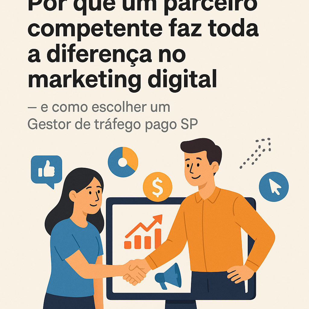 Título: Por que um parceiro competente faz toda a diferença no marketing digital — e como escolher um Gestor de tráfego pago SP